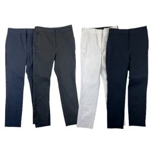 ZARA Straight Leg‎ Trouser Pants Casual Women's Medium Black Navy Work Lot of 4